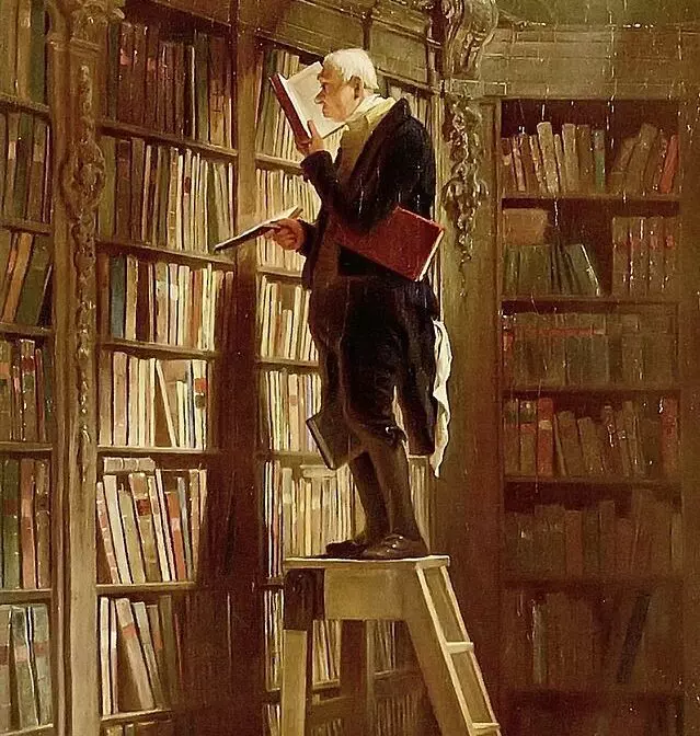 Carl Spitzweg: Der Bibliothekar.