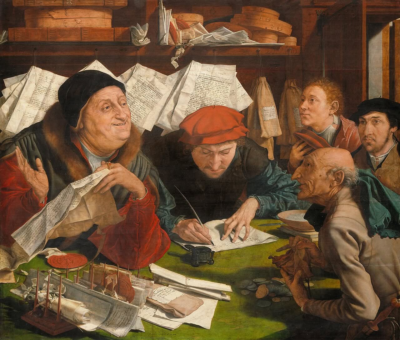 Marinus van Reymerswaele "Ein Anwalt". 1542
