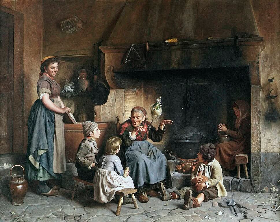 "La novella della nonna" Pietro Saltini 1875.